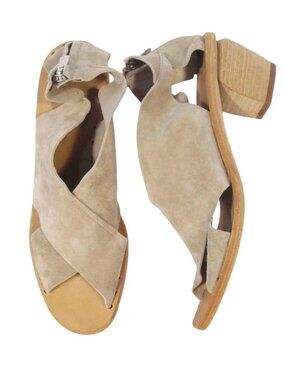 OFFICINE CREATIVE Soiree New $600 Suede Heeled Sandals 40/10 - Made in ITALY
